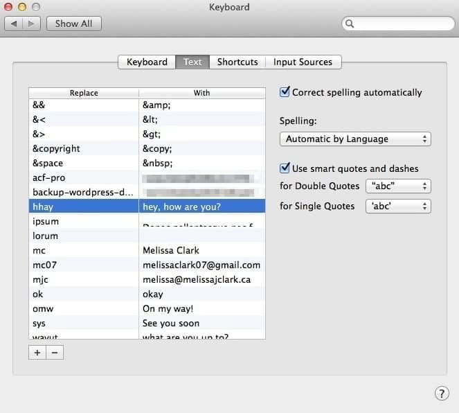 Shortcut For Search In Text Mac